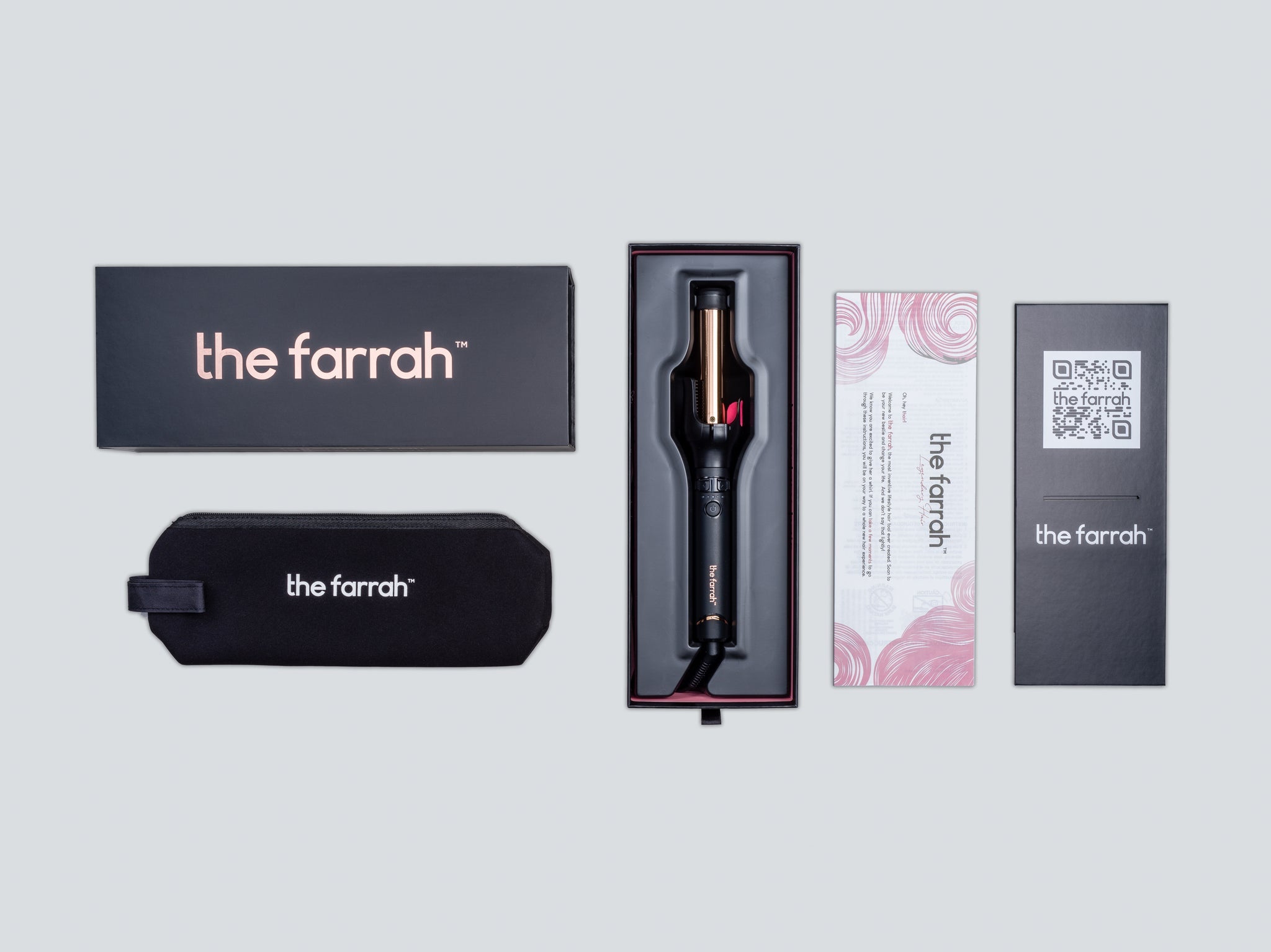 The Farrah shops curling iron-NEW