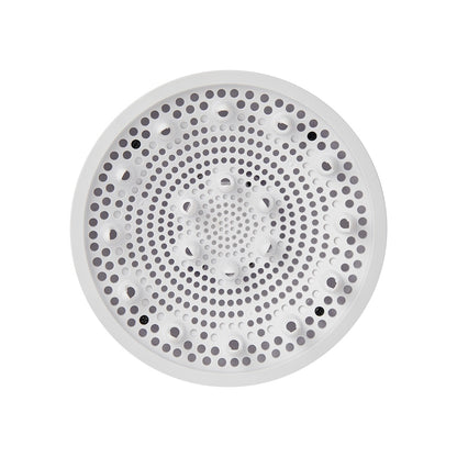 front facing close up on a white hair diffuser attachment on a white background 