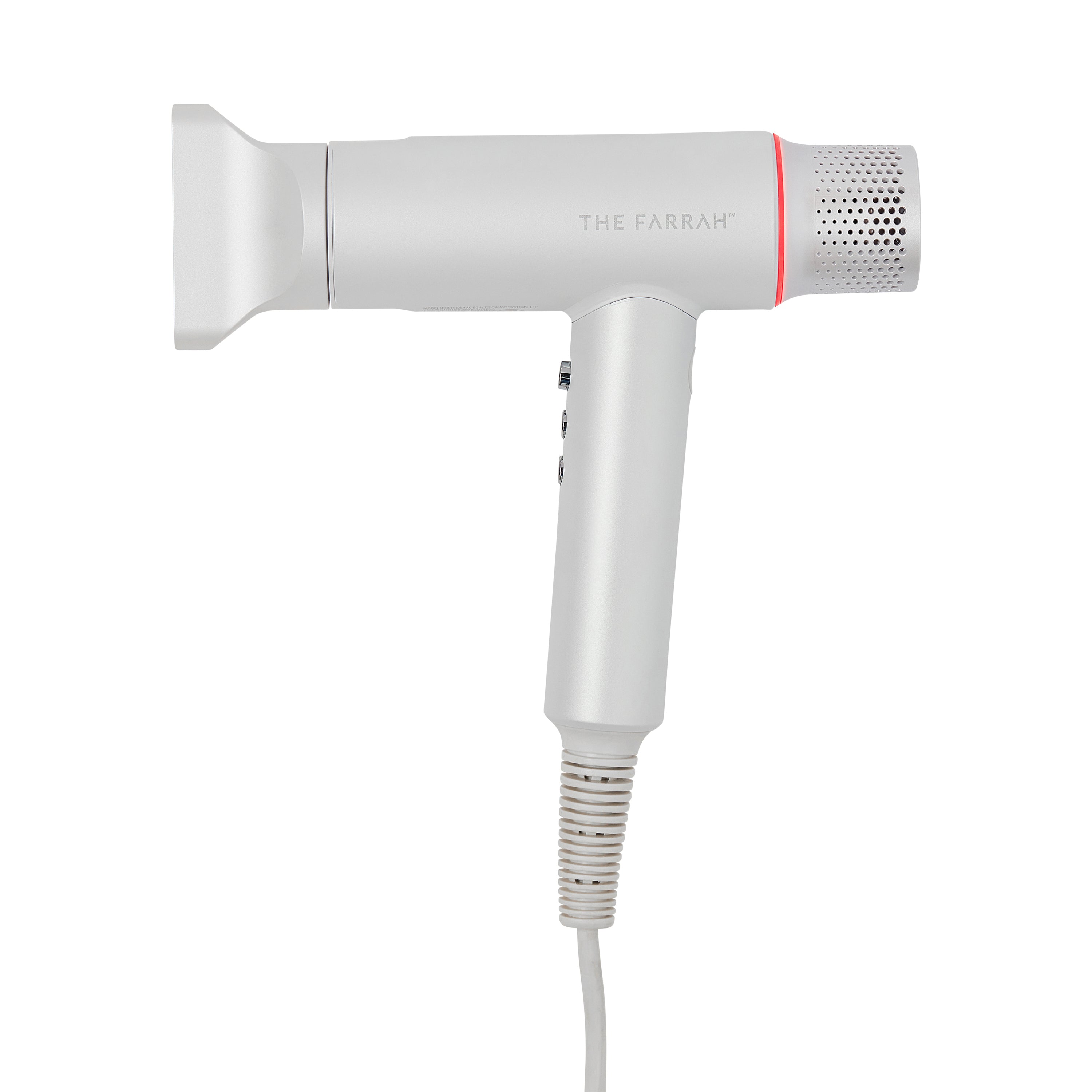 side view of blue farrah airpulse dryer with concentrator attachment 